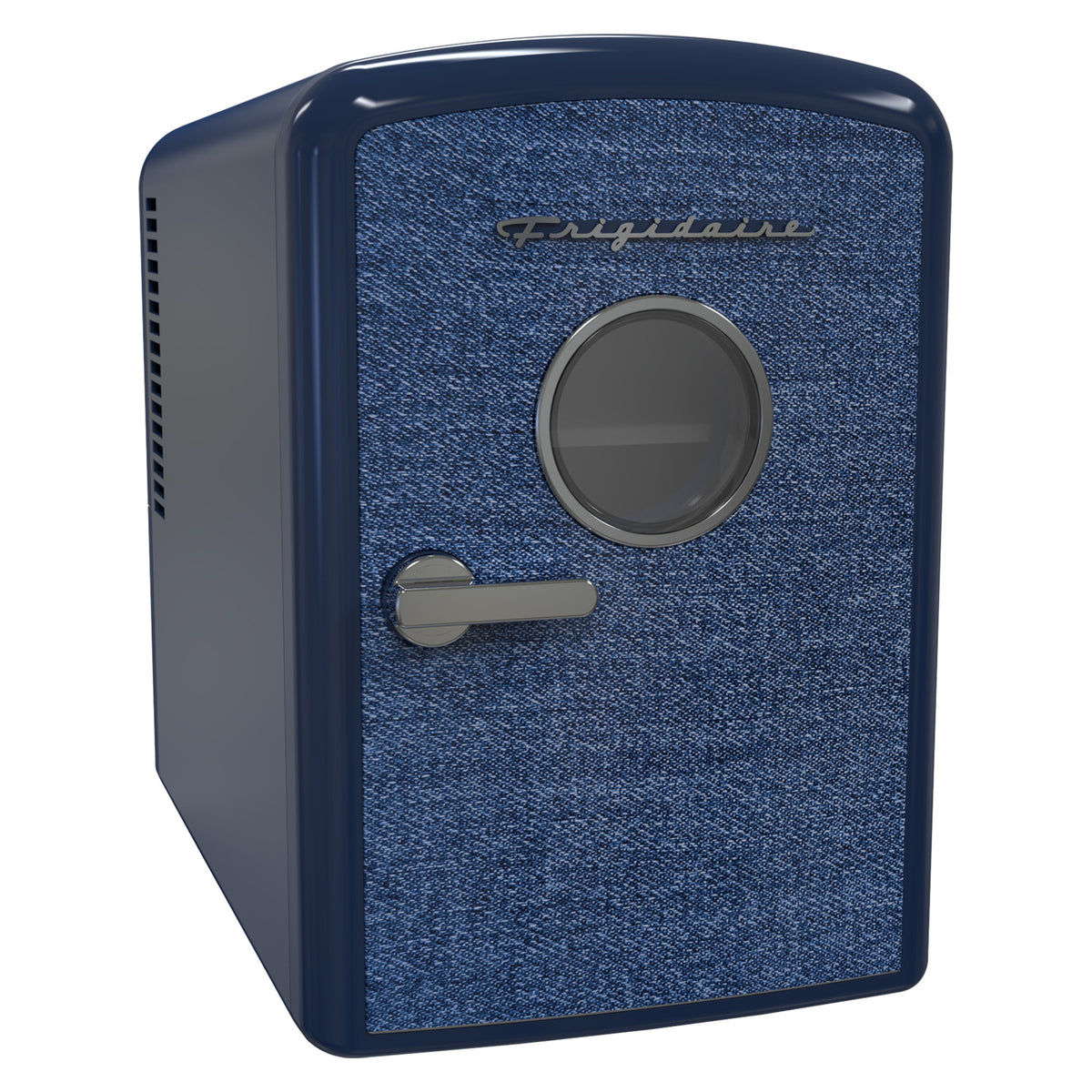 Frigidaire EFMIS199-INDIGODENIM 6L Retro Portable Mini Fridge Cooler, Indigo Denim
