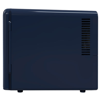 Frigidaire EFMIS199-INDIGODENIM 6L Retro Portable Mini Fridge Cooler, Indigo Denim