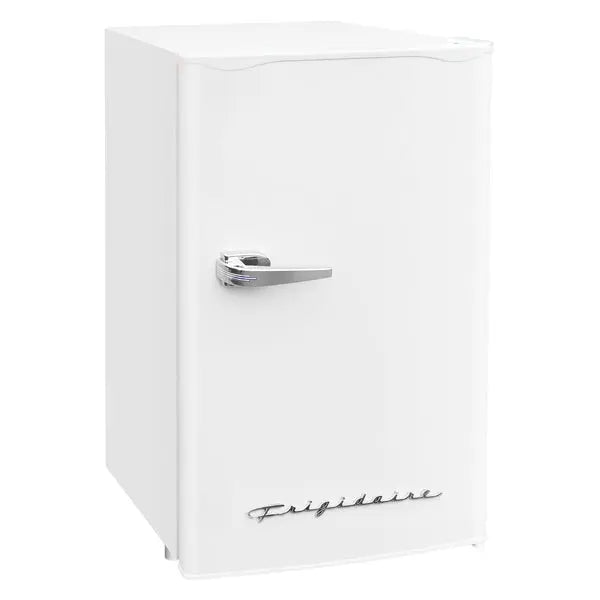 FRIGIDAIRE EFR331-B-WHITE 3.2 Cu Ft Compact Retro Refrigerator with Erasable Board Door