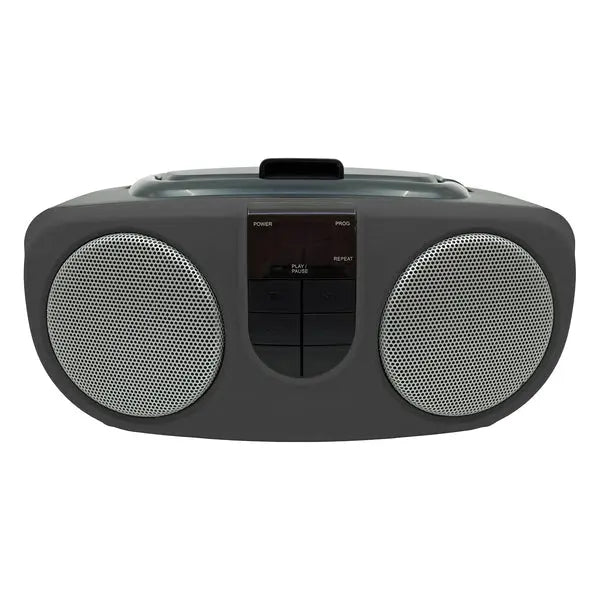 PROSCAN PRCD243M-BLACK Portable AM/FM CD Boom Box with 3.5-Inch Speakers and Aux Input