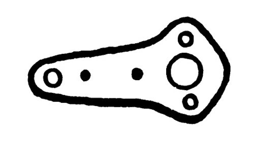 Vertex Yamaha Water Manifold Gasket Part 717115 for Yamaha Engines