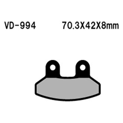 VESRAH Brake Pads VD-994 - Reliable Performance for Your Vehicle