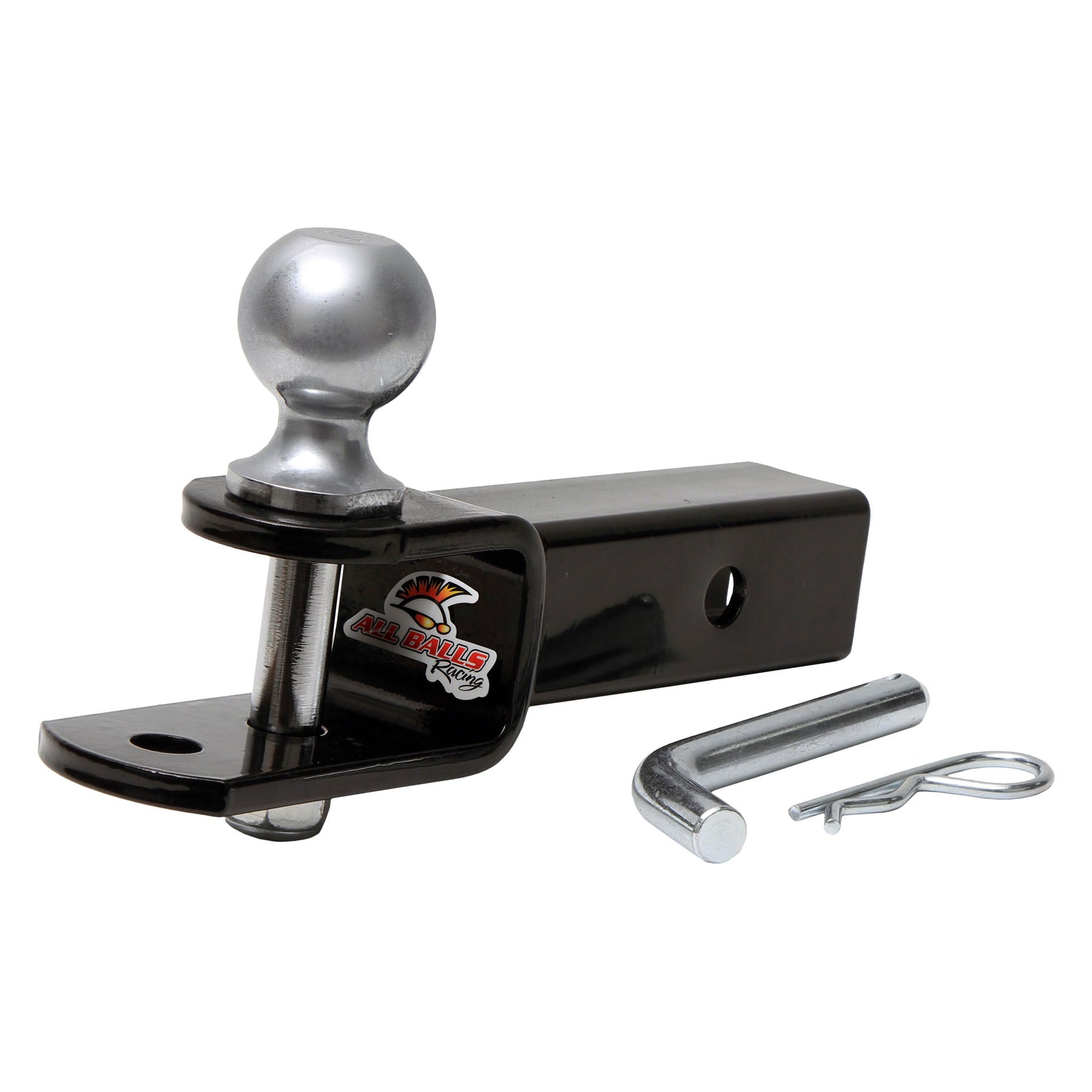 All Balls Racing EZ Trail Hitch with 2-Inch Receiver and Ball – Part Number 43-1001