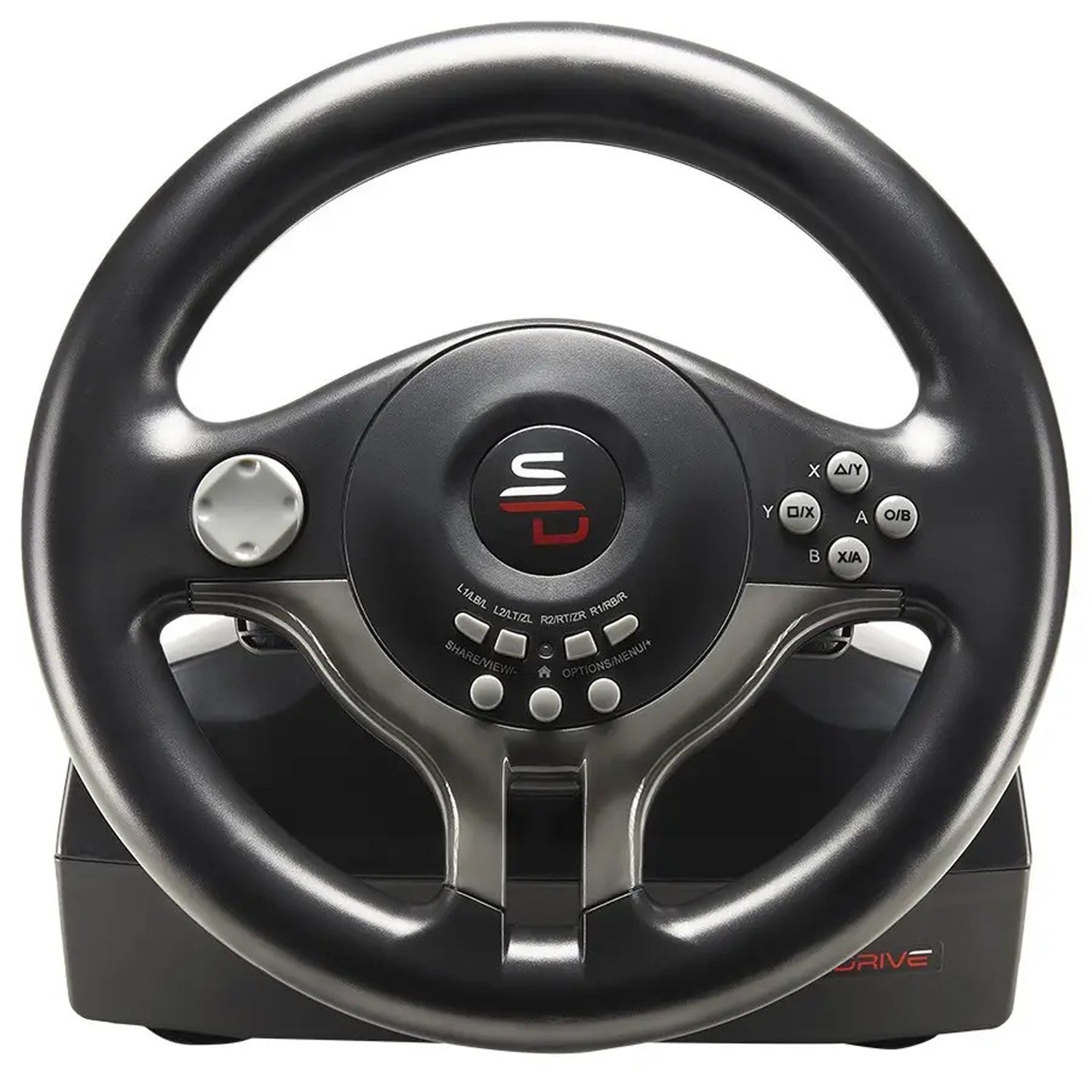 SUBSONIC SV 250 Driving Wheel - Multi-Platform Wired Racing Controller with Pedals and Vibration Feedback