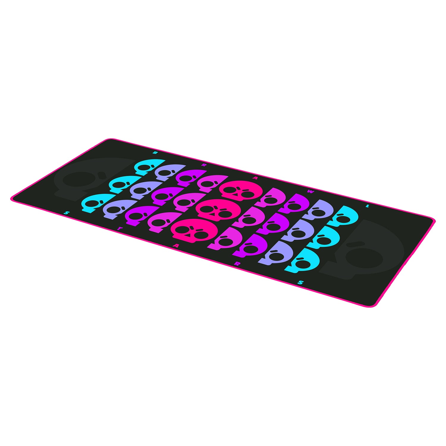 SUBSONIC XXL DSK PD BSTRS SKULLS Gaming Mouse Pad - 35.4 x 15 inches