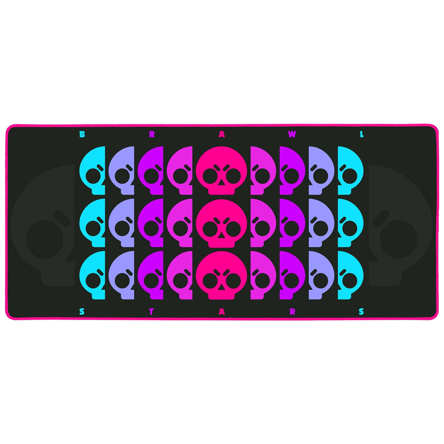 SUBSONIC XXL DSK PD BSTRS SKULLS Gaming Mouse Pad - 35.4 x 15 inches