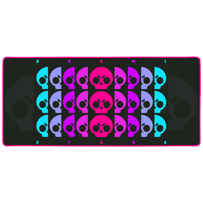 SUBSONIC XXL DSK PD BSTRS SKULLS Gaming Mouse Pad - 35.4 x 15 inches