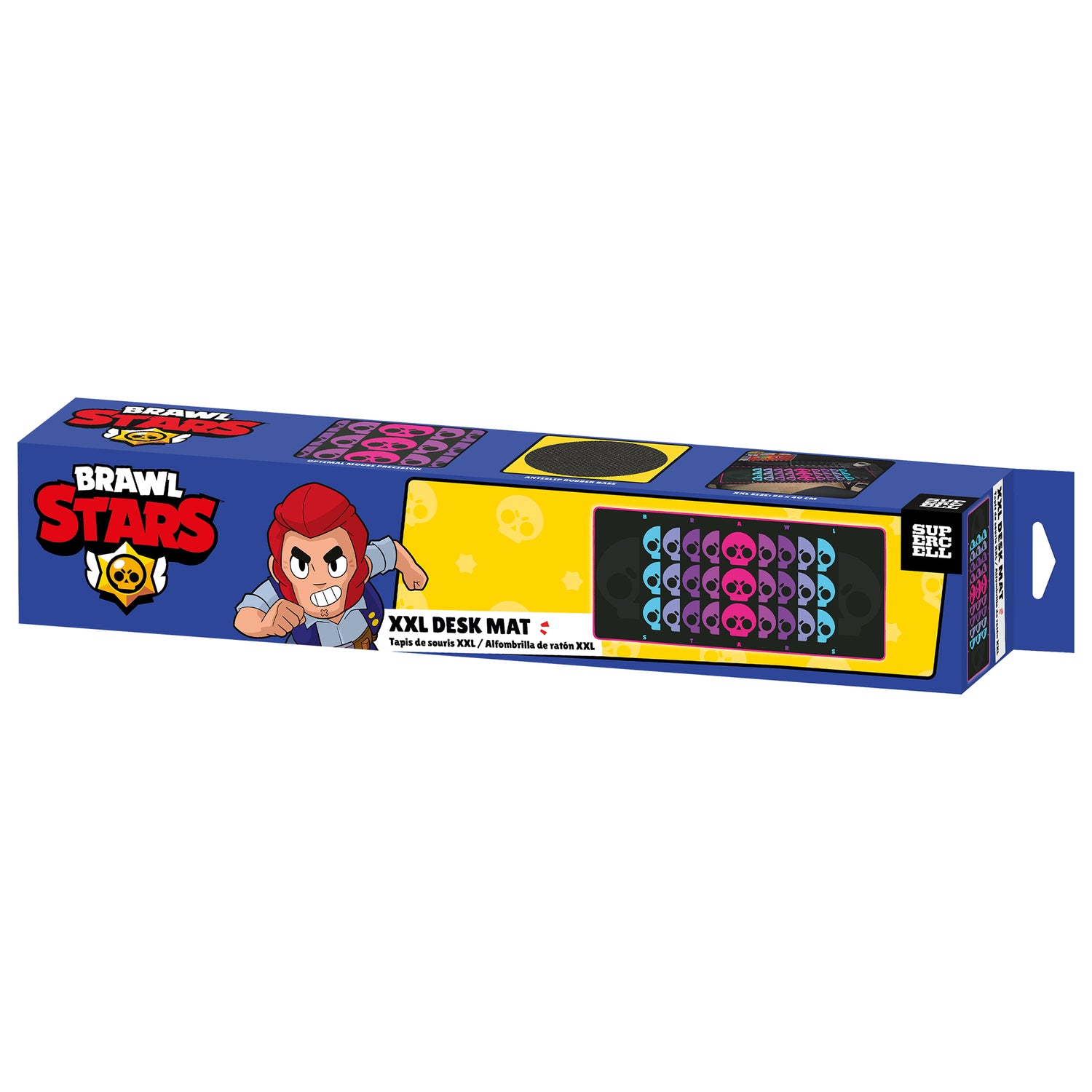 SUBSONIC XXL DSK PD BSTRS SKULLS Gaming Mouse Pad - 35.4 x 15 inches