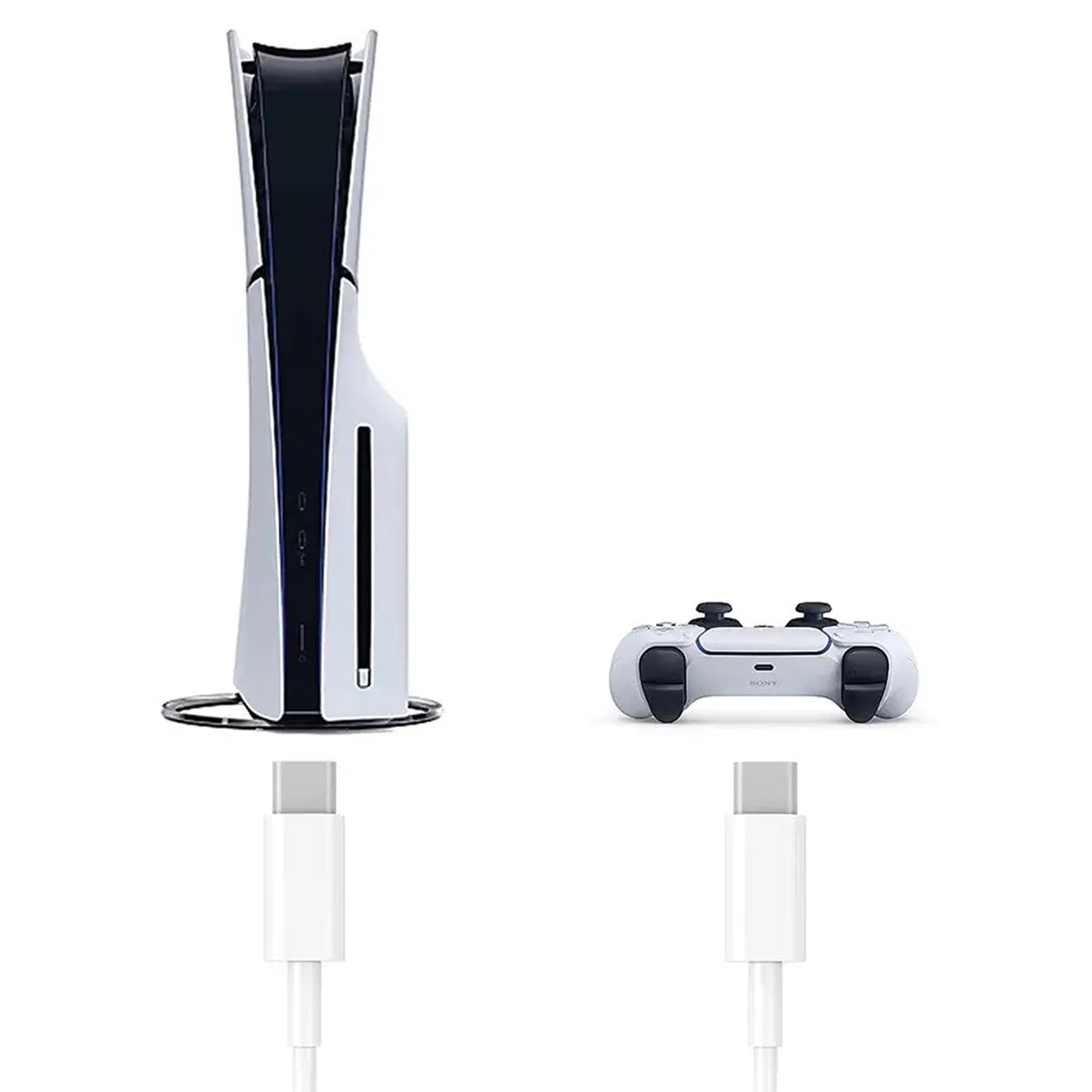SUBSONIC PS5 Charge & Play Cable with Dual USB-C Connectors - 9.8 ft
