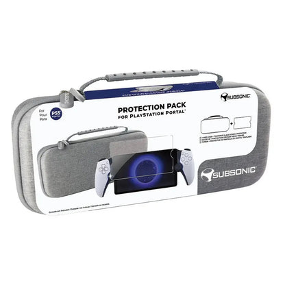 SUBSONIC PS5 PS Portal Protective Pack with Shell Case and Tempered Glass Screen Protector
