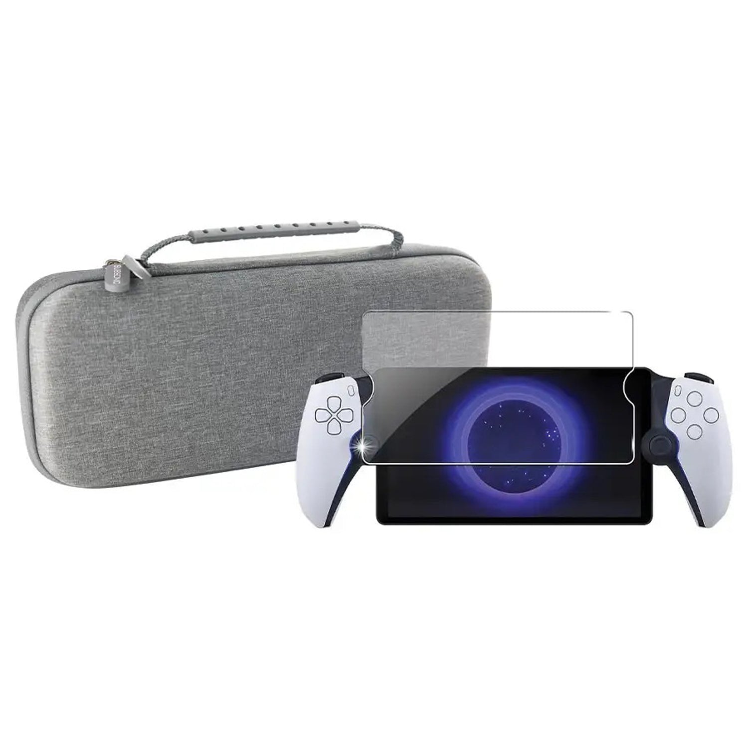 SUBSONIC PS5 PS Portal Protective Pack with Shell Case and Tempered Glass Screen Protector