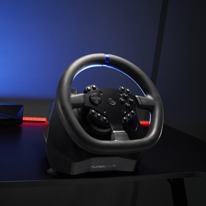 SUBSONIC SV 950 Racing Wheel with 3-Spoke Wired Design for PS4, Xbox One, Series XS & PC