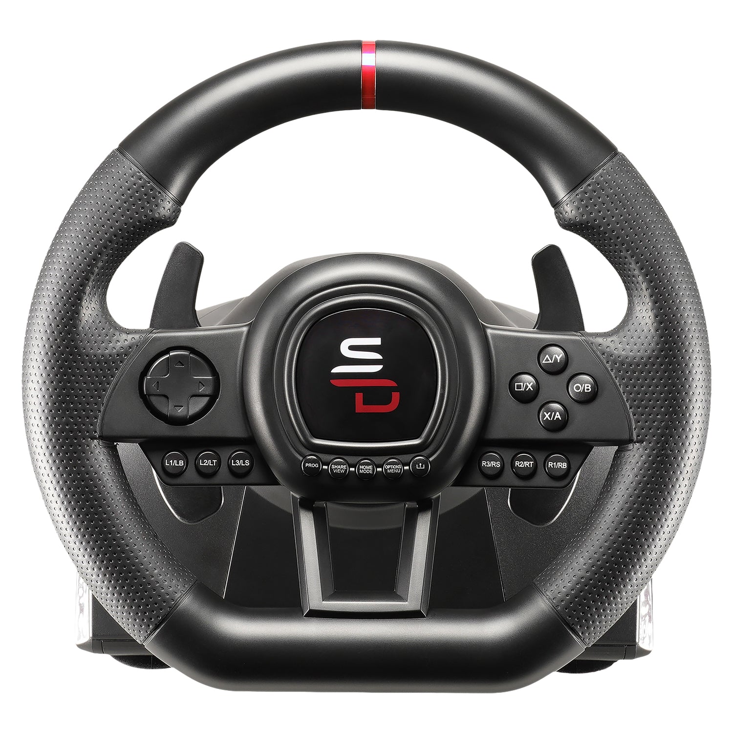 SUBSONIC SV 650 Racing Wheel with Pedals – Wired Gaming Steering Wheel for PS4, Xbox One, Nintendo Switch, and PC