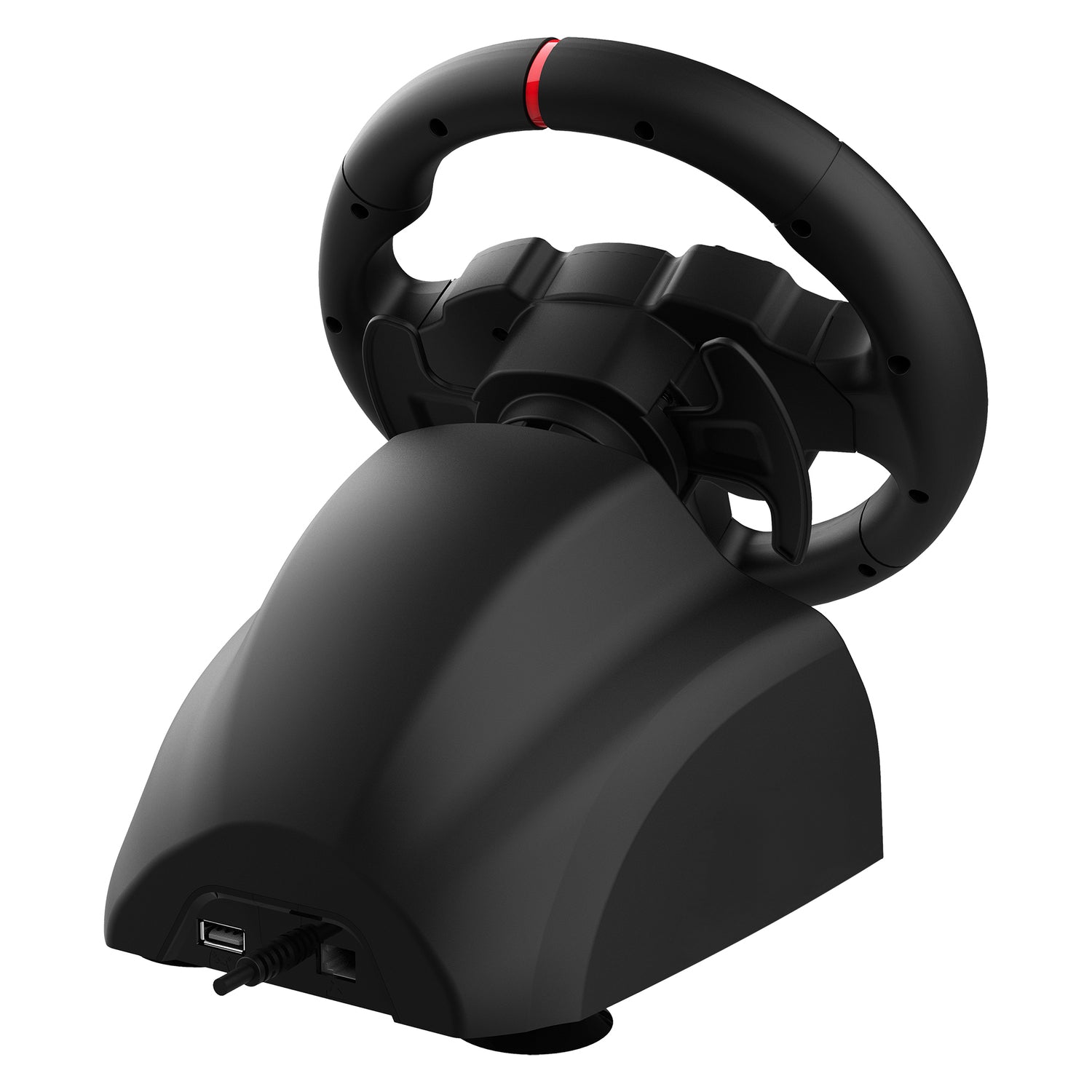 SUBSONIC 220 RS Racing Wheel with 3-Spoke Wired Design for PS4, Xbox One, Nintendo Switch, and PC