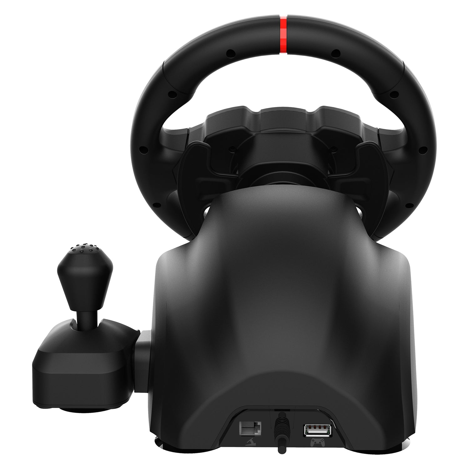 SUBSONIC 220RS-X Racing Wheel with 11-Inch Diameter and Dual Vibration Motors for PS4, Xbox, Switch, and PC