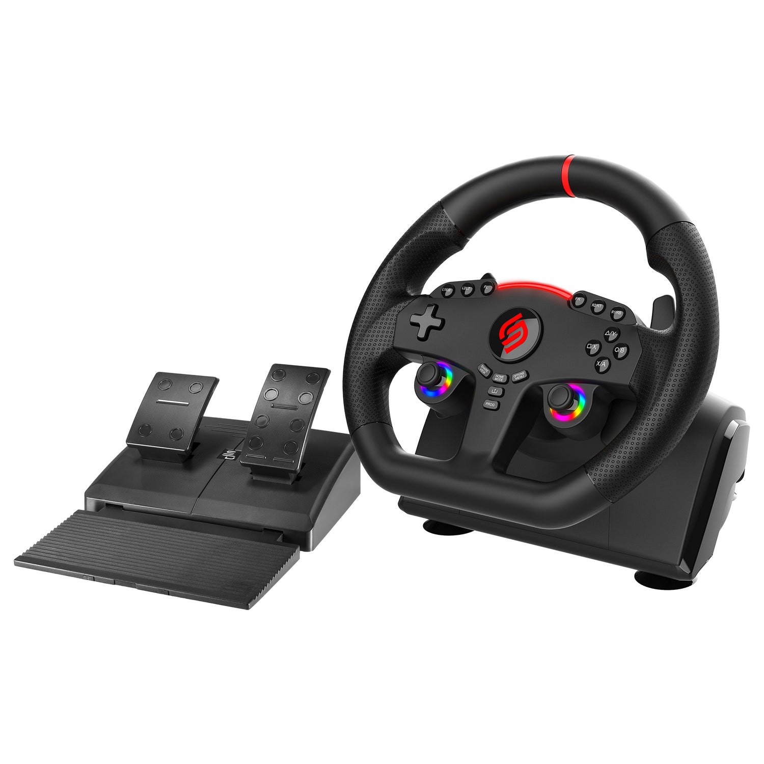 SUBSONIC 270 GT Racing Wheel with 11-Inch Diameter, USB Powered for PC and Console Gaming