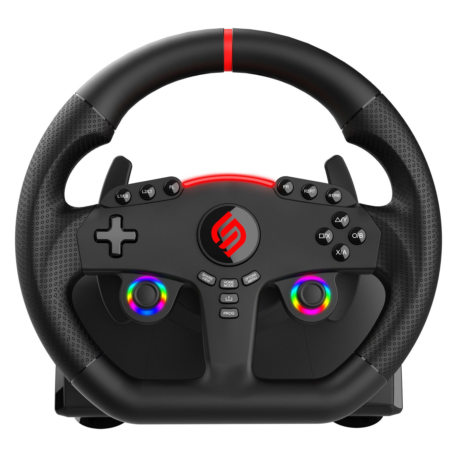 SUBSONIC 270 GT Racing Wheel with 11-Inch Diameter, USB Powered for PC and Console Gaming