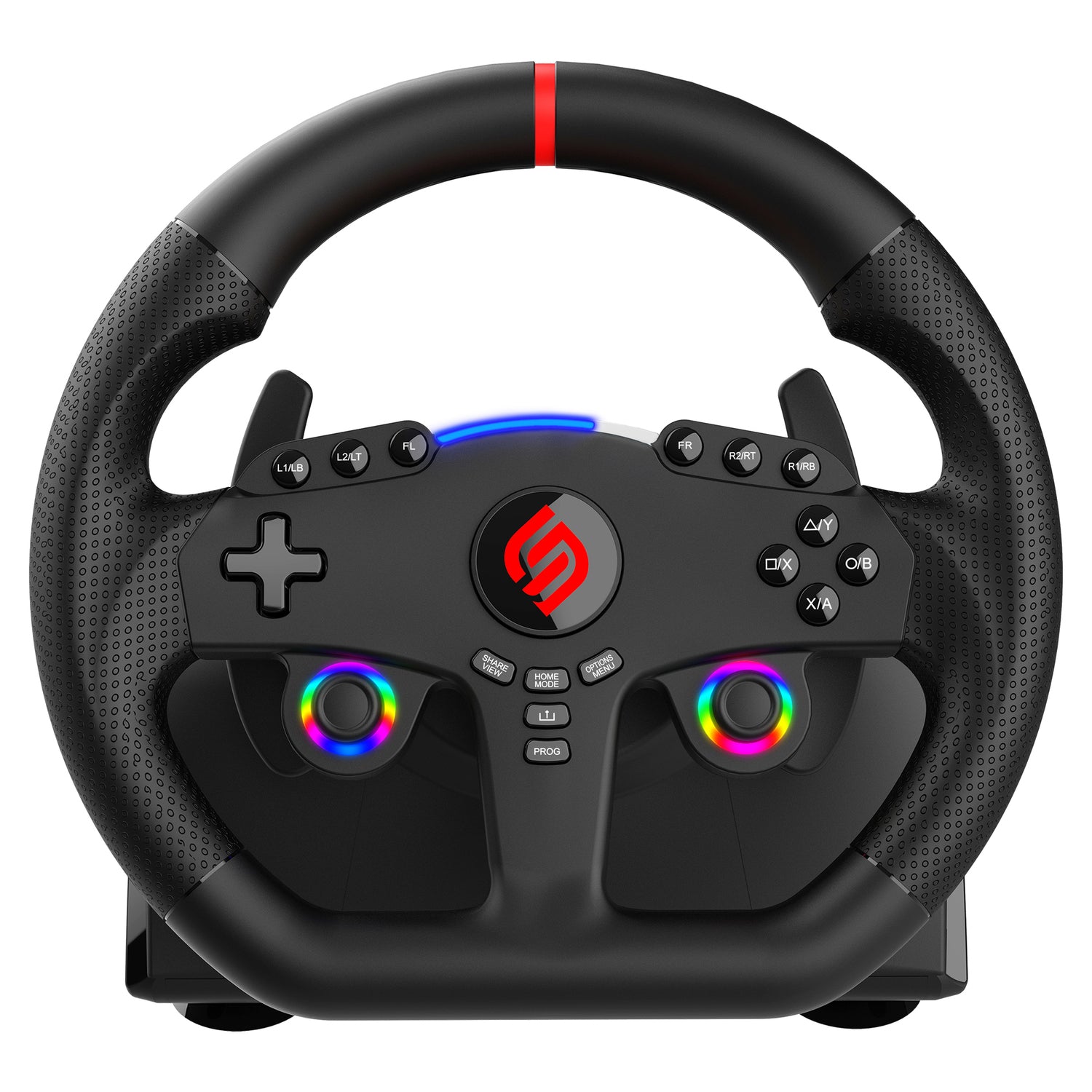 SUBSONIC 270 GT Racing Wheel with 11-Inch Diameter, USB Powered for PC and Console Gaming