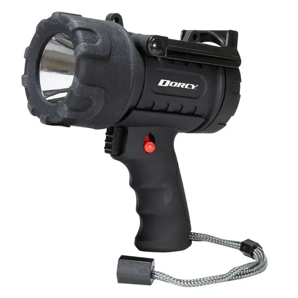 DORCY Pro Rechargeable Spotlight (Part Number 41-1031) – 500 Lumens, Water-Resistant with Fold-Out Stand
