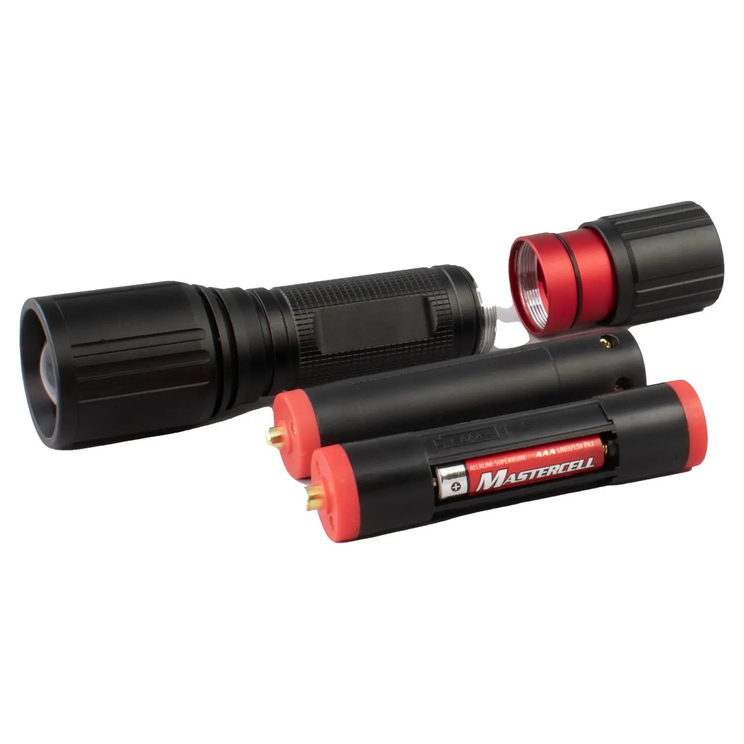 DORCY(R) UHD AAA/HYBRID Flashlight - Compact 400m Beam Distance with Rechargeable and AAA Power Options