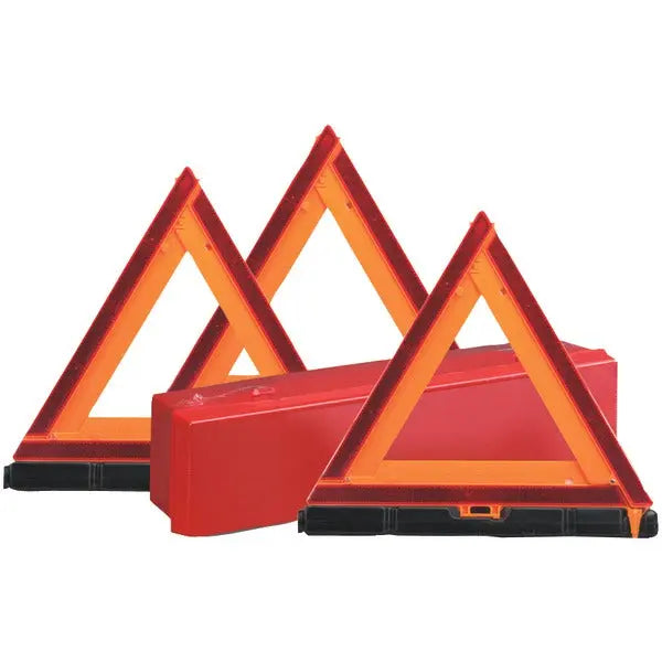SATE-LITE Road Hazard Triangles Part #73-0711-00 – Reflective Warning Triangles for Roadside Safety