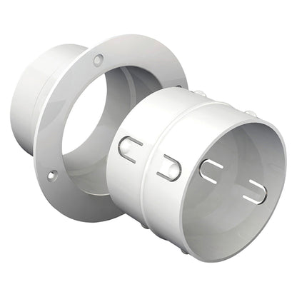 Deflecto EZDOCK Dryer Easy Dock Connector - Flexible Duct Vent Connection