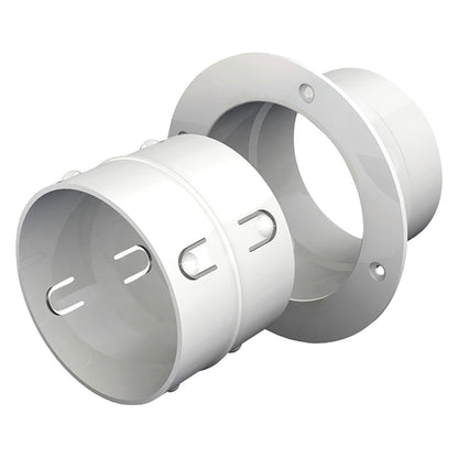Deflecto EZDOCK Dryer Easy Dock Connector - Flexible Duct Vent Connection