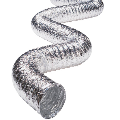 Deflecto Aluminum Flex Ducting 4-inch Diameter, 50 Feet Length for Exhaust Applications