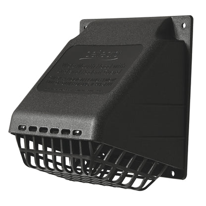 DEFLECTO HR4BLK/24 Black Vent Hood for 4-inch Ducts