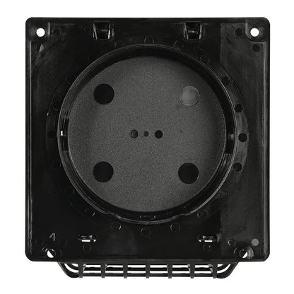 DEFLECTO HR4BLK/24 Black Vent Hood for 4-inch Ducts