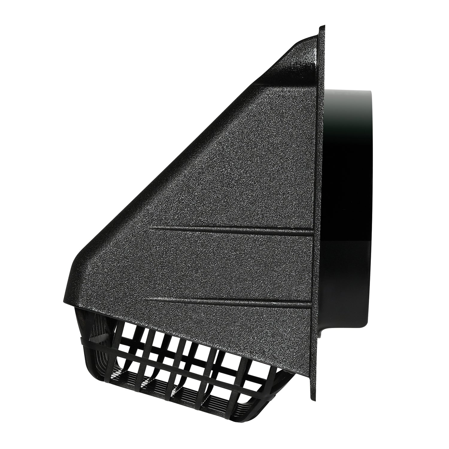 DEFLECTO HR4BLK/24 Black Vent Hood for 4-inch Ducts