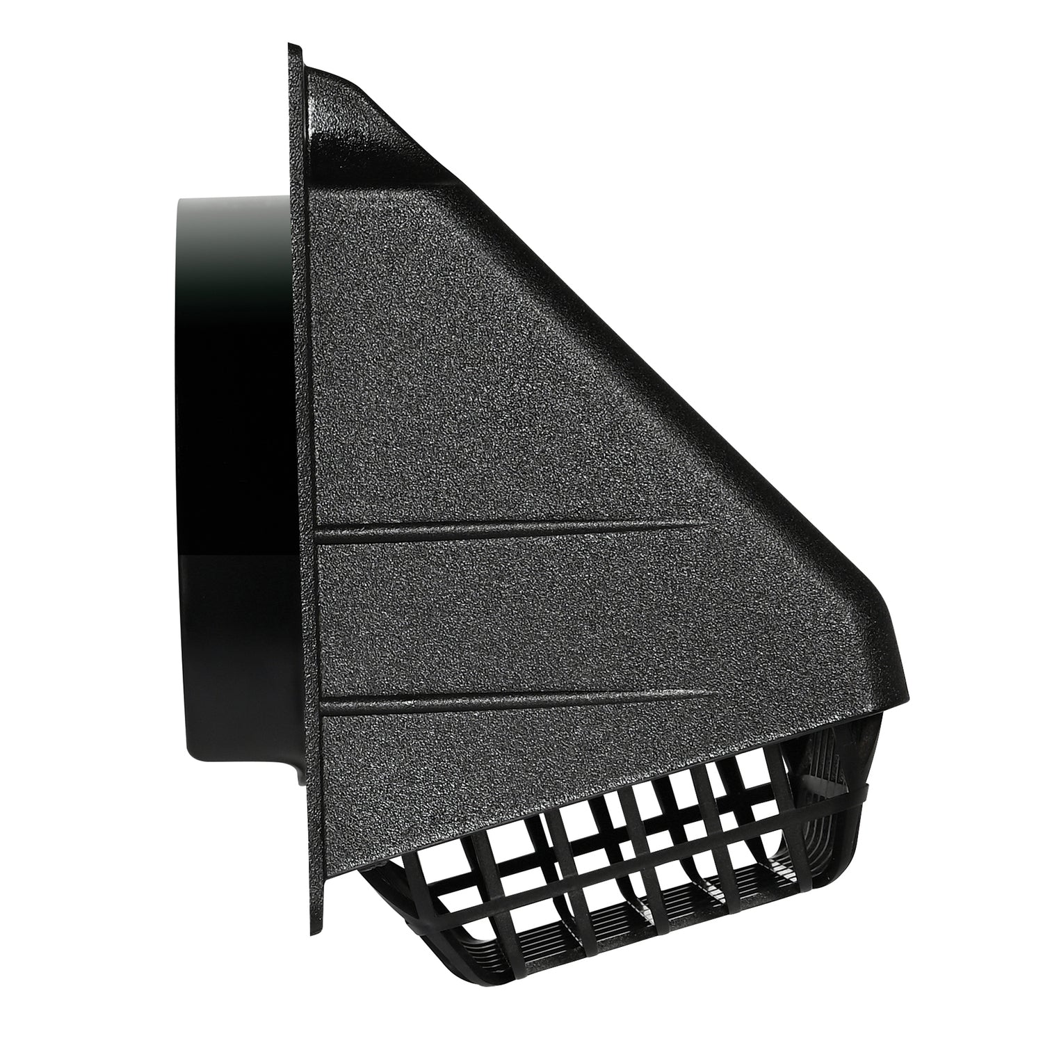 DEFLECTO HR4BLK/24 Black Vent Hood for 4-inch Ducts