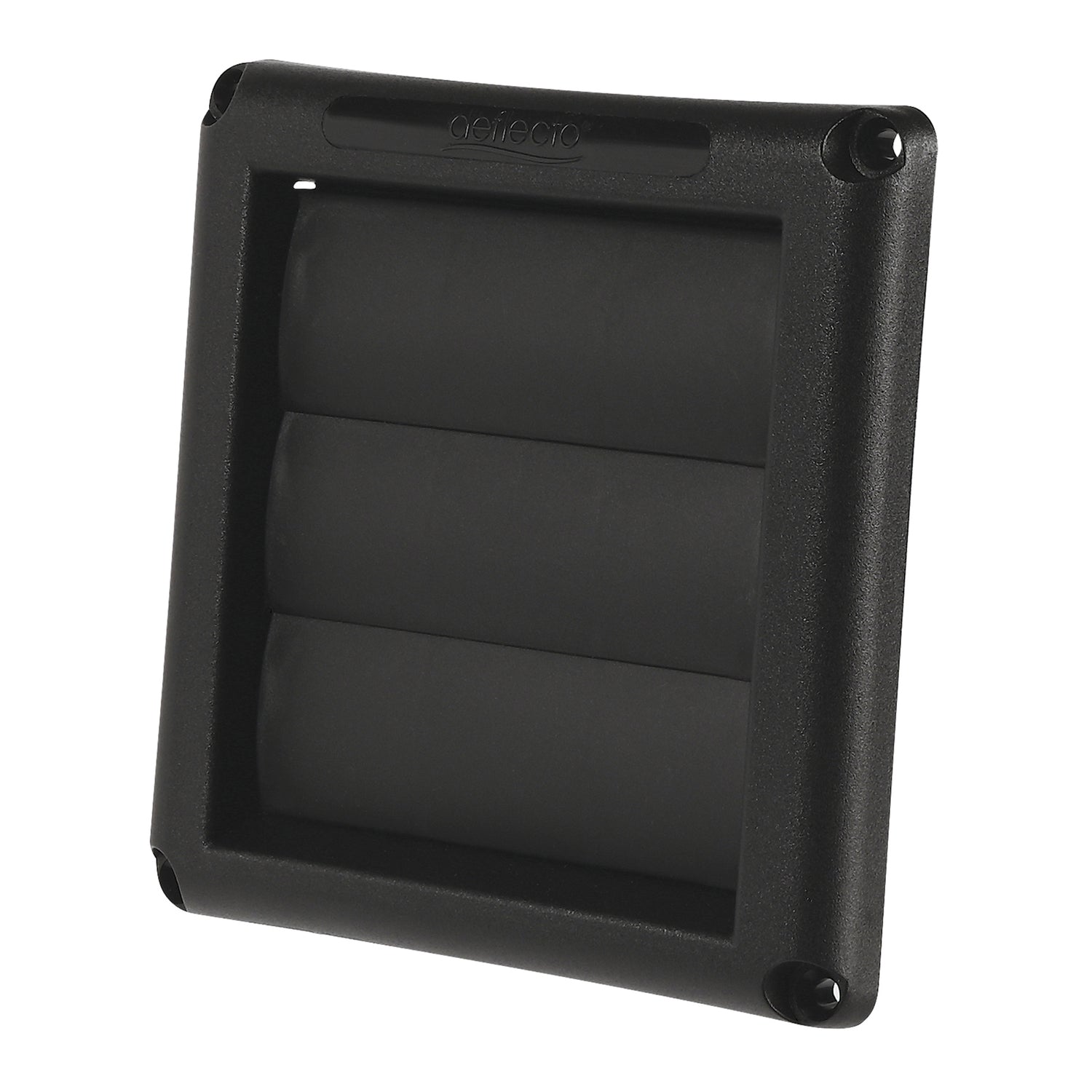 DEFLECTO(R) SV Hood Black - 4-Inch Louvered Dryer Vent Cover