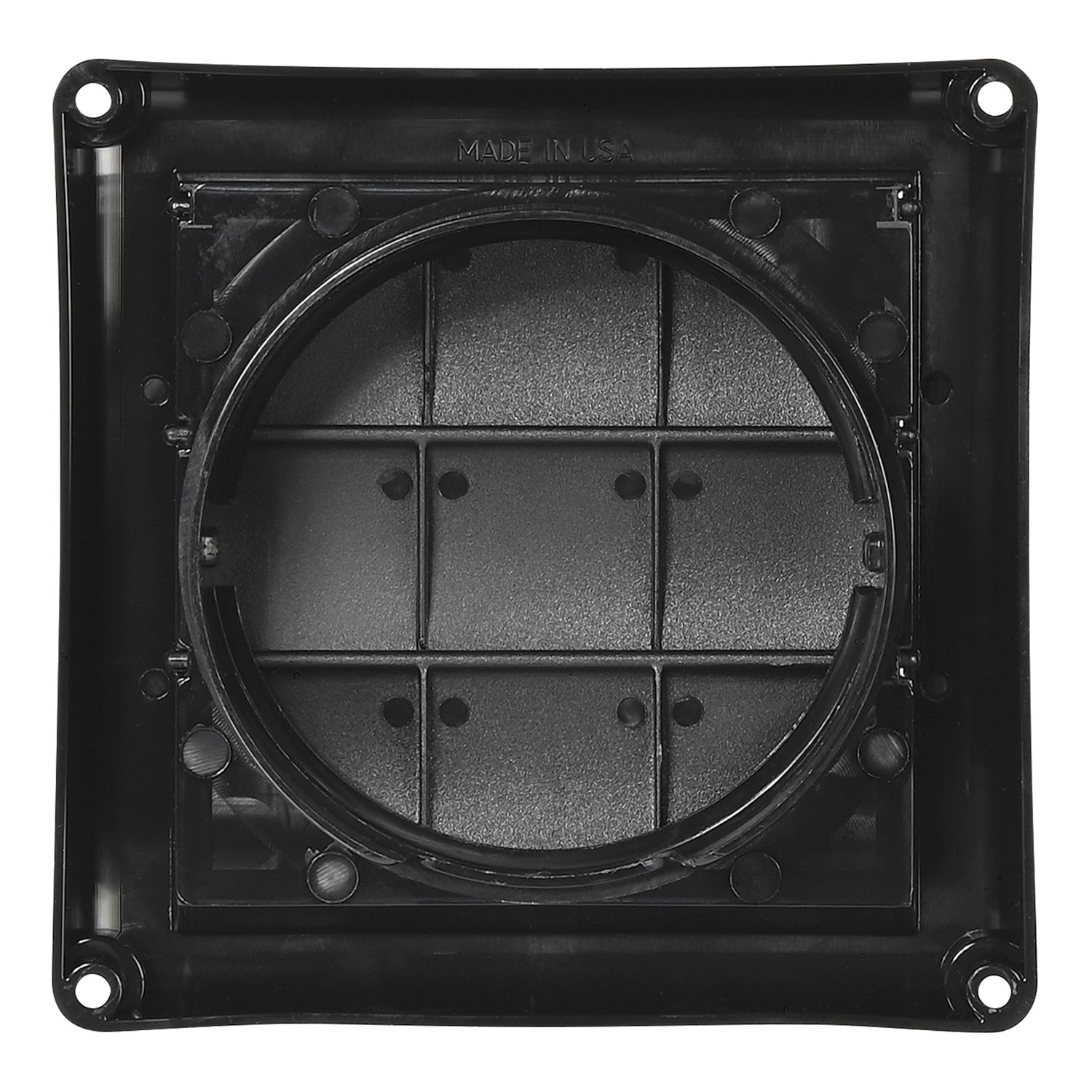 DEFLECTO(R) SV Hood Black - 4-Inch Louvered Dryer Vent Cover