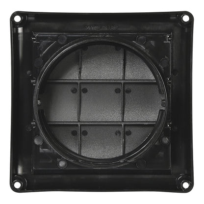DEFLECTO(R) SV Hood Black - 4-Inch Louvered Dryer Vent Cover