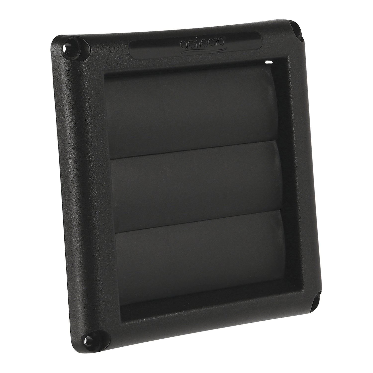 DEFLECTO(R) SV Hood Black - 4-Inch Louvered Dryer Vent Cover