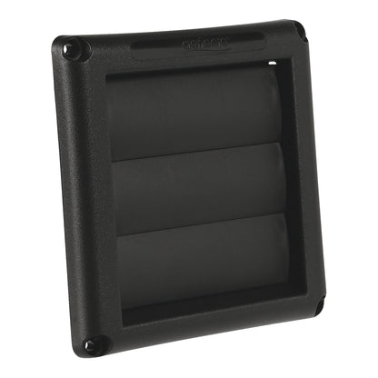 DEFLECTO(R) SV Hood Black - 4-Inch Louvered Dryer Vent Cover