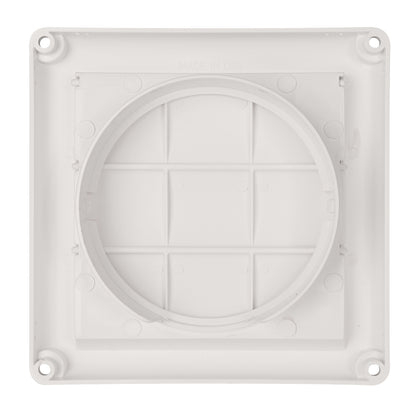 DEFLECTO 4-inch Supurrvent Replacement Hood (Part No. HS4W/18) for Durable Outdoor Dryer Vent Cover
