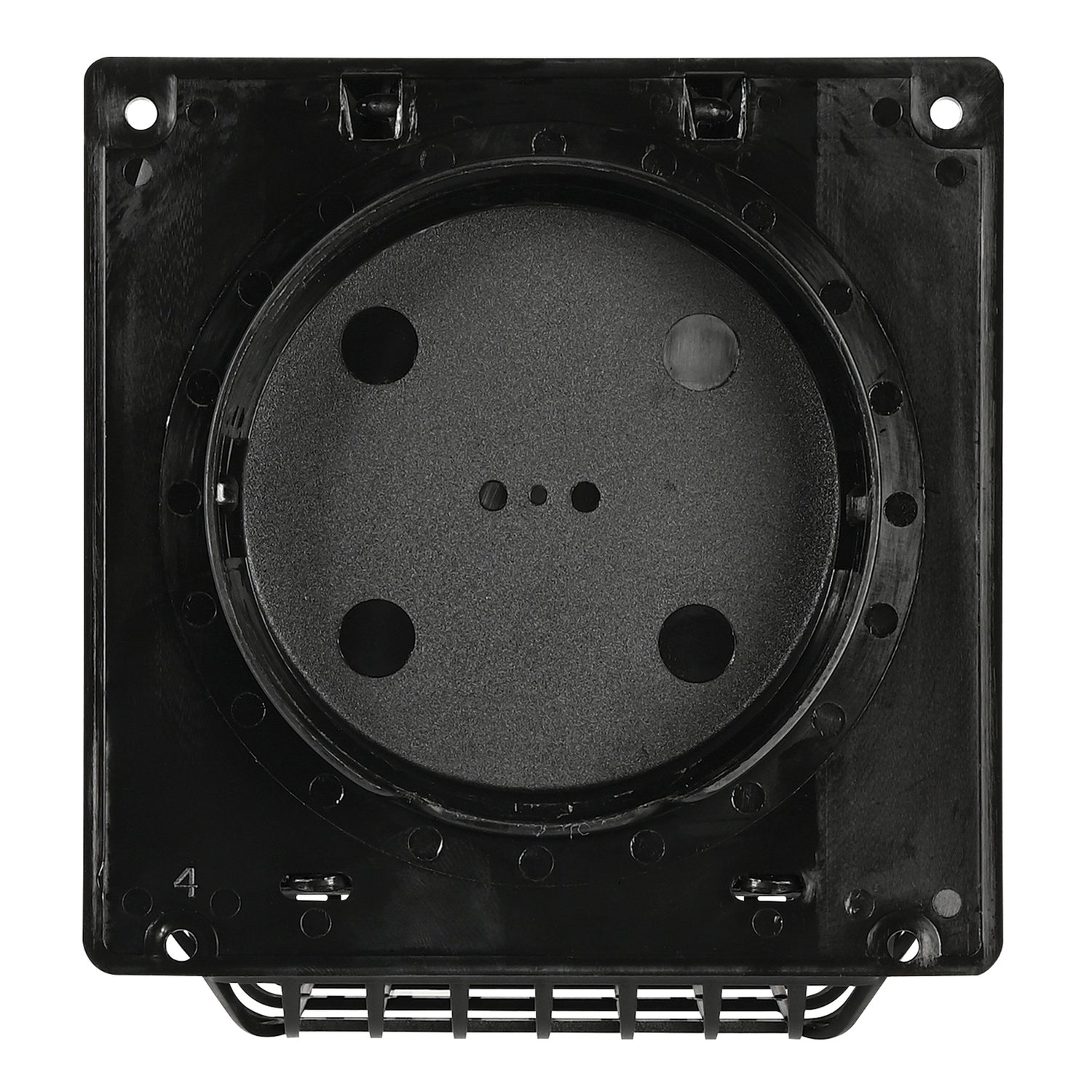 Deflecto RVHABLK4 4-inch Weather-Resistant Vent Hood with Bird Guard and Damper