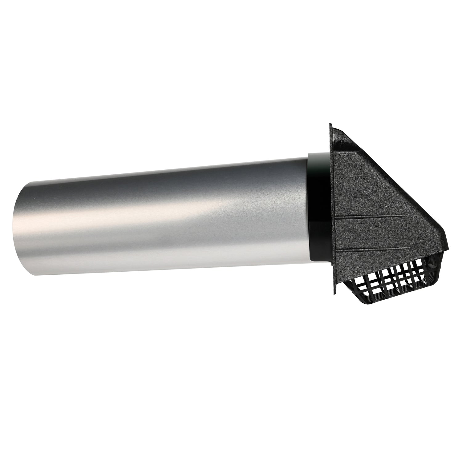 Deflecto RVHABLK4 4-inch Weather-Resistant Vent Hood with Bird Guard and Damper