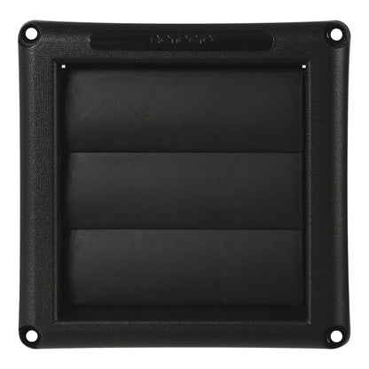 Deflecto Supurr Vent Assembled (Part Number SVHABLK4) - Durable 3-Louvered Weather-Resistant Vent Hood with Aluminum Pipe