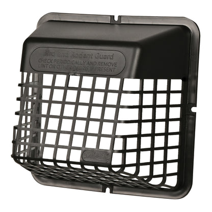 DEFLECTO Universal Bird Guard Black UBGBBLK for 3-inch and 4-inch Exhaust Vents