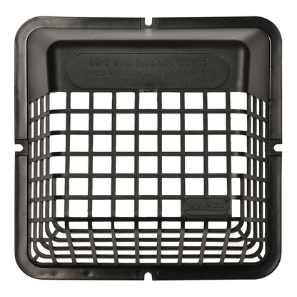 DEFLECTO Universal Bird Guard Black UBGBBLK for 3-inch and 4-inch Exhaust Vents