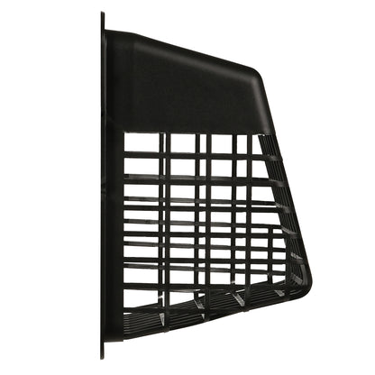 DEFLECTO Universal Bird Guard Black UBGBBLK for 3-inch and 4-inch Exhaust Vents