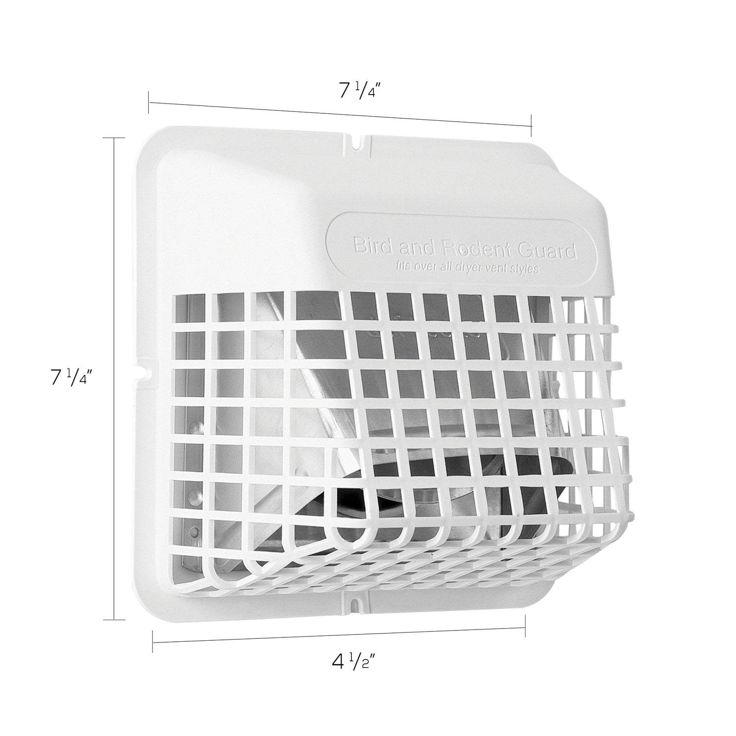 DEFLECTO Universal Bird Guard UBGWL-A for 3-inch and 4-inch Exhaust Vents