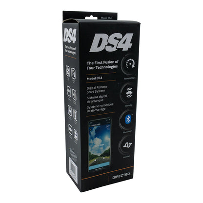 Directed(R) DS4 System with Bluetooth and Temperature Sensor – Advanced Vehicle Security and Convenience
