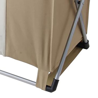 EUROHOME EW229 Double Laundry Bin for Light and Dark Clothes