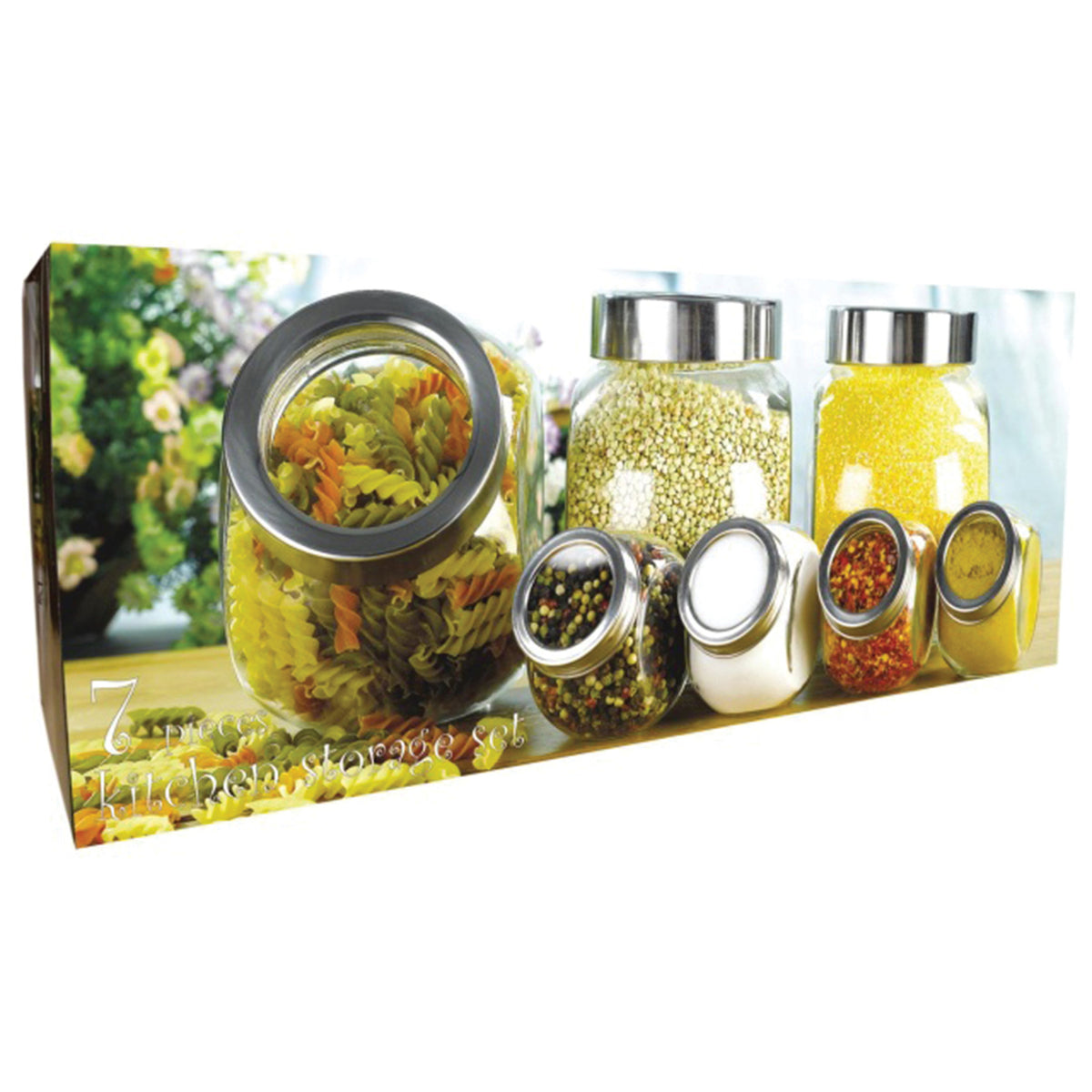 EURO-WARE 7-Piece Glass Kitchen Storage Set EW65014(4)