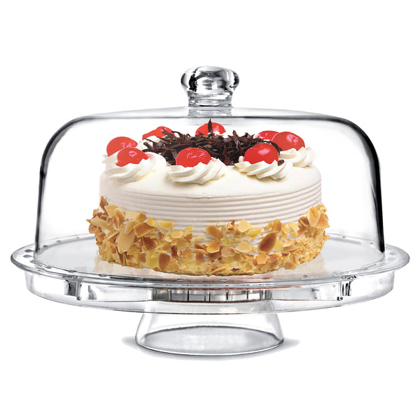 FRIDGEMATE 4-in-1 Serving Set FGM51114 with Acrylic Platter, Cake Cover, and Dip Bowl