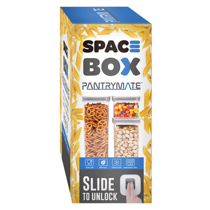 PantryMate FGM71141 3-Piece Square Food Storage Container Set